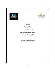 Arif Dhamani 0788514 - COM 103 - Research Assignment - Parka.pdf