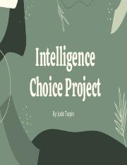 Intelligence Choice Project.pdf