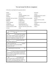 Nervous System Test Review Assignment.pdf