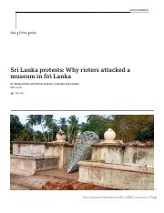 Sri Lanka protests_ Why rioters attacked a museum in Sri Lanka - BBC News.pdf