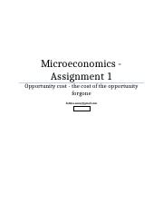02 Econ Assignment 1