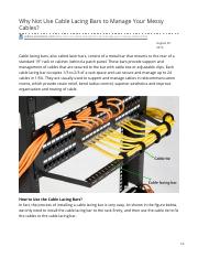 Why Not Use Cable Lacing Bars to Manage Your Messy Cables.pdf