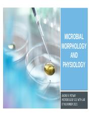 MICROBIAL MORPHOLOGY AND PHYSIOLOGY.pptx