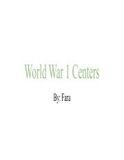 World War 1 Centers.pdf