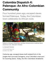Colombia Dispatch 4_ Palenque_ An Afro-Colombian Community _ Travel _ Smithsonian Magazine.pdf