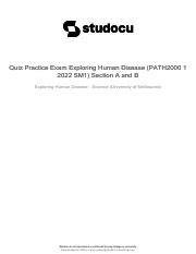quiz-practice-exam-exploring-human-disease-path2000-1-2022-sm1-section-a-and-b.pdf