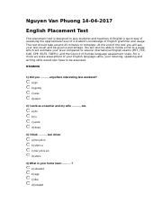 English Placement Test_Nguyên bản.doc