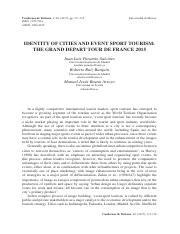 IDENTITY OF CITIES AND EVENT SPORT TOURISM.pdf