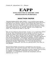LEBUMFACIL (EAPP PERFORMANCE TASK 2) Reaction Paper.docx