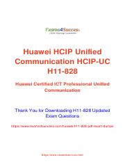Practice Tests and Huawei H11-828 Real Exam Questions.pdf