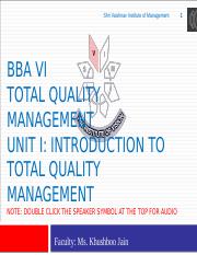 BBA VI (TQM-Unit I ).pptx