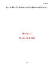 11 - Module 7 - Social Influence - 2nd edition.pdf