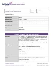 FBPRBK3008 Assessment 3 Practical assessment STUDENT GUIDE_v1.0.docx