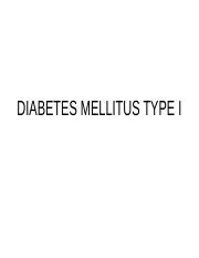 DIABETES MELLITUS TYPE I.ppt