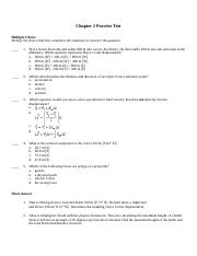 Day 24 Kinematics Practice Test  Answers.docx