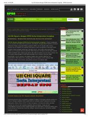 Uji Chi Square dengan SPSS Serta Interpretasi Lengkap - SPSS Indonesia.pdf