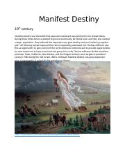 Manifest Destiny.docx