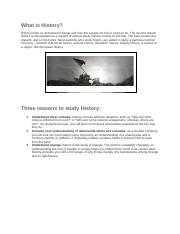 What is History.docx