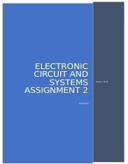 Electronic Circuit Assignment 2.docx