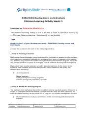 BSBLED401 DL - Week 5 (1) Distance learning (1).docx
