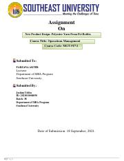 Assignment On Operations Management (JASHIM UDDIN-4050).pdf