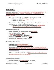 Notes Bailments 6.2.pdf