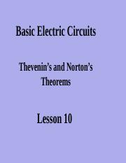 Lesson 10 Thevenin and Norton.ppt