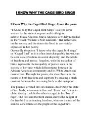 plot of i know why the caged bird sings