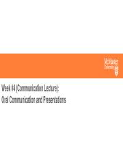 2PX3 Communication Lecture Wk-4&5 - Oral Communication and Presentation.pptx