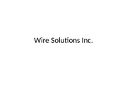 Wire Solutions