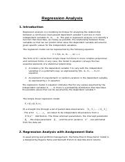 fin534 group assignment regression