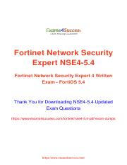 Fortinet NSE4-5.4 Exam best practice questions.pdf