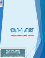 NOMENCLATURE- Aldehydes, Ketones, Cynanides, isocyanide (1).pdf