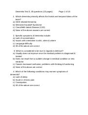 McKinzie Wigley - Dementia Test 3, 35 questions (1) (1).docx