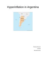 FInal Paper Hyperinflation in Argentina.docx