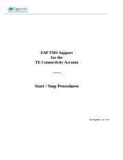 TMS FAP-Start and Stop Procedure.doc