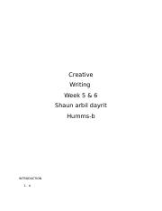 Creative writing week 5 & 6.docx