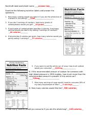 Label Reading Worksheet 2014 TO POST ANSWERS.docx