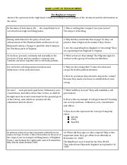 Mayflower Compactdocx - Make A Copy Of This Document The Mayflower Compact Answer The Questions In The Right Hand Column According To Your Analysis Of Course Hero