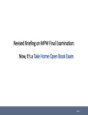 MPW Exam Briefing_Take Home Open Book Exam.pdf