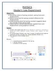 Hookes Law and the Spring Constant 2.docx