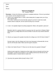 Theme for English B Text-Dependent Questions.doc