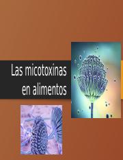 Las micotoxinas en alimentos - tarea 3.pptx
