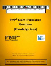 100 PMP Exam Preparation Tutorial Questions by Knowledge Area JUNE.pdf