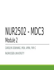 NUR2502 - Module 2 - Student PPT.pptx
