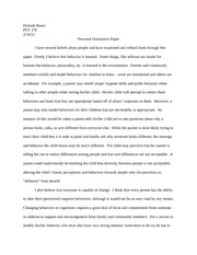 psy 370 personal orientation paper