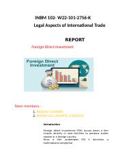 REPORT OF INTERNATIONAL TRADE.docx