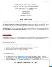 ROLE PLAY GUIDE - FEBRUARY 2023 ALL Groups.docx