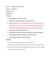 Assignment 1 Spring 2020_EDU430.docx