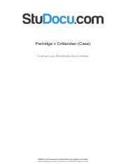 Partridge v Crittenden (Case).pdf